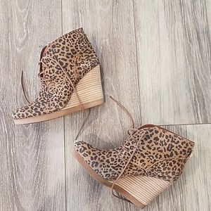 Lucky Brand Taheeti Wedge Bronx Leopard